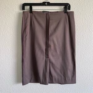 Club Monaco Single Center Pleat Pencil Skirt